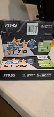 Tarjeta de gráficos MSI GeForce GT 710 2 GB DDR3 (GT 710 2GD3H LP) NVIDIA TOTALMENTE NUEVA Foto 1 de 2