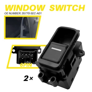 Front Rear Passenger Power Window Switch Control Button For 04 05-08 ACURA TSX J - Picture 1 of 9