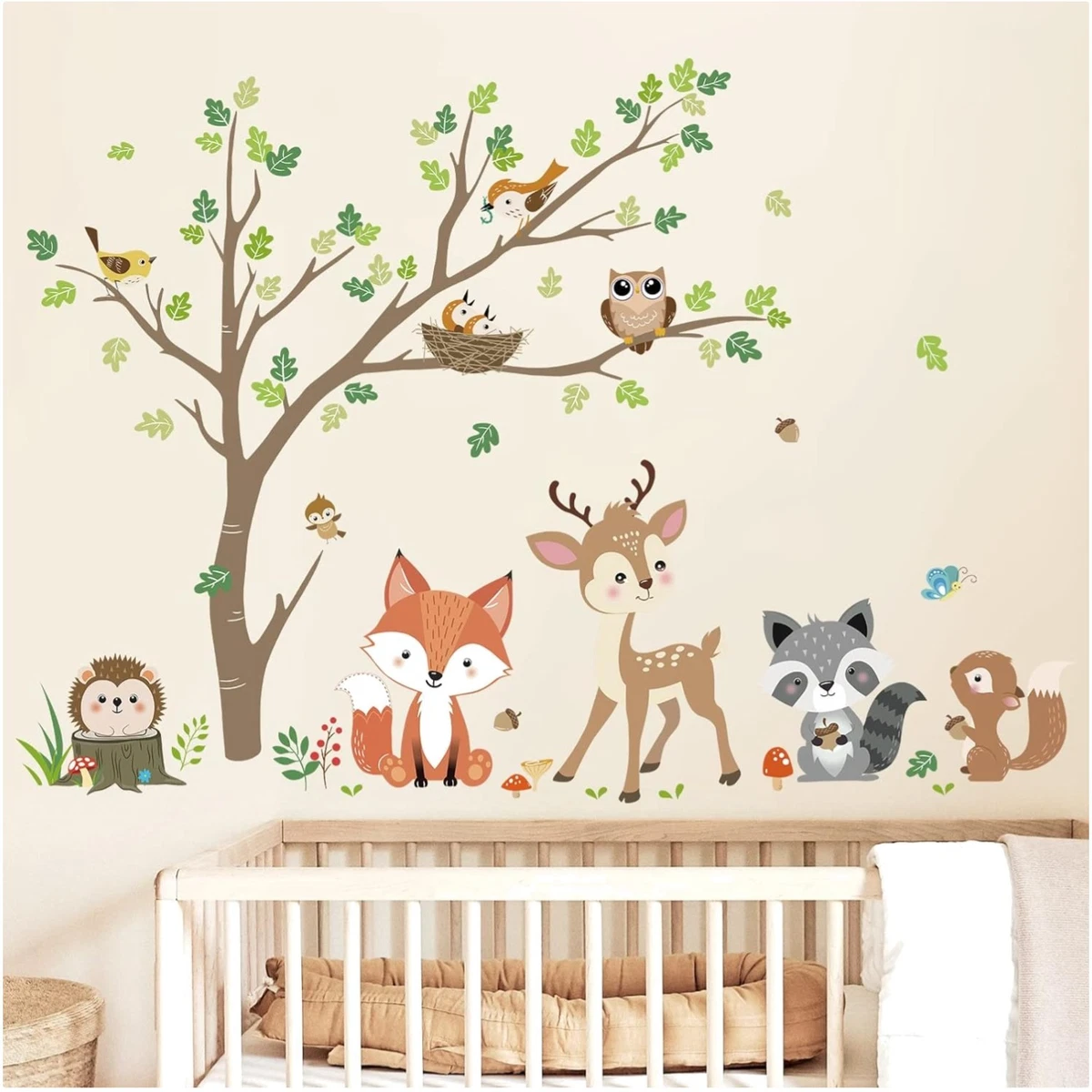 Safari Tiere Wandtattoo Set Wandaufkleber Kinderzimmer Babyzimmer