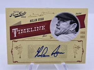 2012 Panini Nolan Ryan 16/25 Prime Cuts Timelines Autographs - Picture 1 of 4