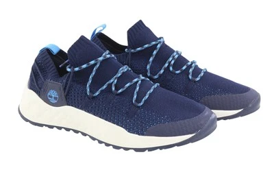 Timberland A2DBT Hombre Zapatillas EU41.5 Azul Bajo Almendra Punta Verde Zancada - Imagen 1 de 4