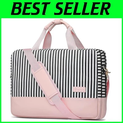 Bolso para portátil rosa para mujer 15,6" estuche para ordenador Foto 1 de 4