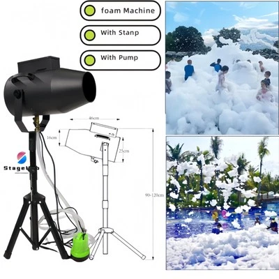 Foam Cannon Bubble Machine Outdoor Summer Swimming Pool Party 2000W Foam Machine - Image 1 of 4