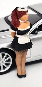 Omen 1/43 Figures Lady Standing French Maid White metal diorama Hand painted - Bild 1 von 4