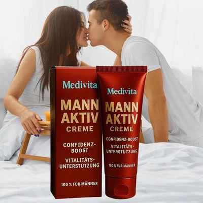 MARKENLOS 50g Medivita Mann Active Cream, Medivita Support Cream for Men