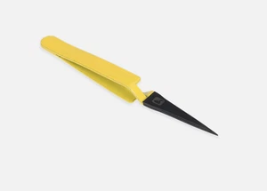 Loon Outdoors Mini Straight D-Loop Tweezer - Yellow - Picture 1 of 1
