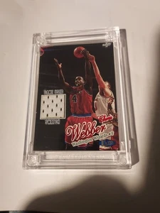 Chris Webber Jersey Fusion Card 1995 Game Worn Swatch - Bild 1 von 3