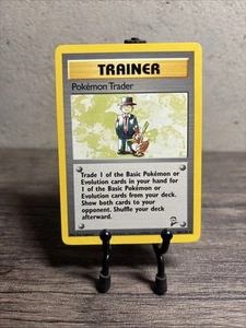 Pokemon Trader 106/130 Base Set 2 Regular Rare-Pokemon TCG-Fast Shipping-LP/NM! - Picture 1 of 8