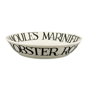 Emma Bridgewater Black Toast Crab Linguine Medium Pasta Bowl 1 x 23cm, Ceramic - Picture 1 of 3