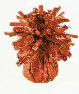 Balloon Weight ~ Foil/Mylar ~ Orange Holographic / Prismatic x 2 - Bild 1 von 1
