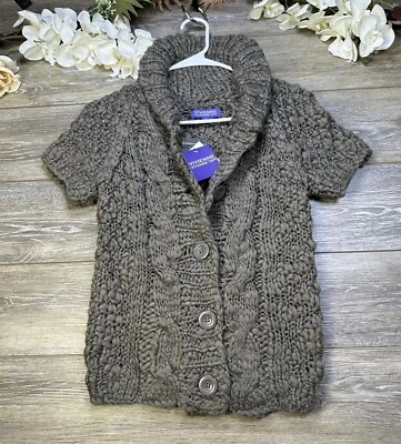 Suéter Vivienne Tam Talla XS Cardigan para mujer NUEVO CON ETIQUETAS Mangas cortas Foto 1 de 4