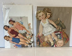 VINTAGE PAPER DOLLS Make Judy Laugh Ann Bess Cherry Cut - Picture 1 of 5
