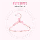 5Pcs Small Pearl Hangers Mini Pearl Clothes Hangers with Ribbon Bowknot