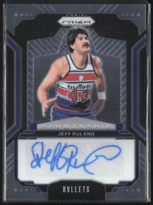 Jeff Ruland 2024-25 Panini Prizm Penmanship Auto #PNM-JFF Washington Bullets - Picture 1 of 2