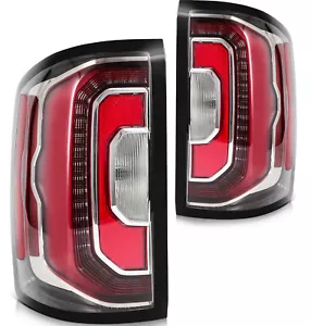 PAIR/SET For 2016-2018 GMC Sierra 1500 Denali Truck Factory LED Tail Lights Assy - Picture 1 of 24