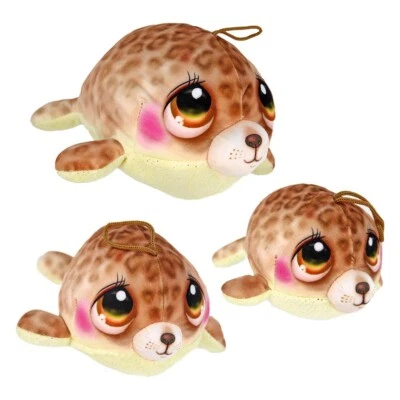 Kuscheltier Seehund braun - ca. 14 - 30 cm Robbe Plüschtier Stofftier - Bild 1 von 4