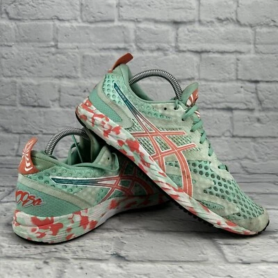 Zapato Deportivo Mujer Talla 9.5 Asics Gel Noosa Tri 12 Como Nuevo Rosa Verde Foto 1 de 4