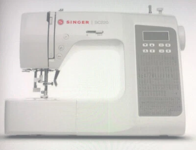 NEW IN BOX SINGER SC220-GRY Computerized Sewing Machine EASY TO USE 200 STITCHES - Image 1 of 3