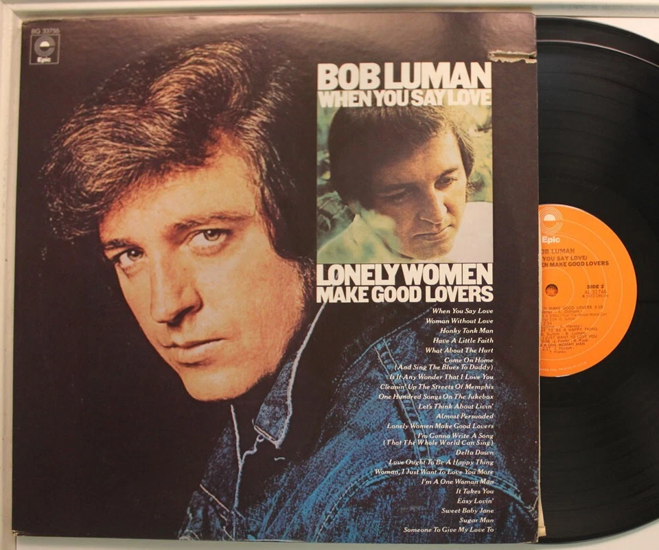 Bob Luman 2-Disc Lp When You Say Love / Lonely Women Make Good Lovers On Epic - Image 1 of 1