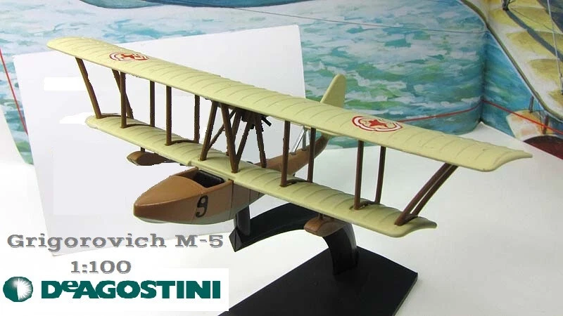 Grigorovich M-5 1:100 Deagostini Imperial Air Force model+mag - Image 1 of 1