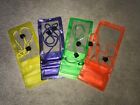 Festival or hiking Waterproof pouch & lanyard fits iphone samsung  7 colours