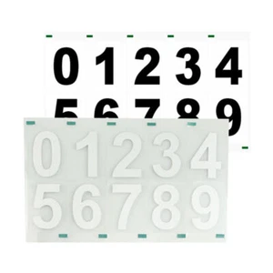 NUEVO Número de matrícula reflectante invisible pegatina digital para vehículo doméstico - Imagen 1 de 14