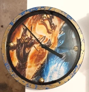 Sub Zero Vs Scorpion Custom 9" Wall Clock - Various Images Available - Picture 1 of 1