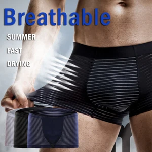 Men's 1-3 Pack Comfort Flex Boxer Briefs Fit Ultra Soft Stretch Moisture-Wicking - Picture 1 of 19