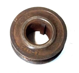 Polea motriz cortadora de césped TORO 24-6580 1/2" ranura en V años 70 vintage 2,25 x 7/8" diámetro - Imagen 1 de 2