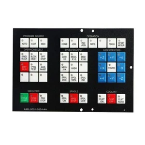 Teclado de membrana de película protectora para Fanuc A98L-0001-0524#A - Imagen 1 de 2