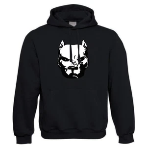 EAKS® Herren Hoodie Motiv: "American Pitbull Terrier" Hundemotiv Kapuzenpullover - Bild 1 von 22