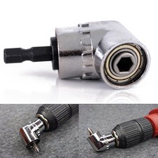 105°Angle 1/4" Extension Hex Drill Bit Screwdriver Socket Holder Adaptor New 
