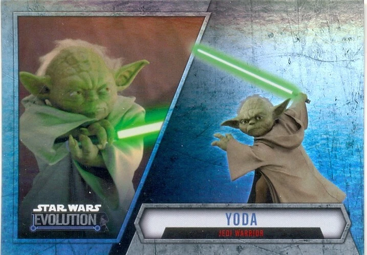 2016 Star Wars Evolution Silver Parallel Card 24 - YODA - Image 1 of 1