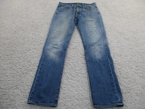 Levi's Jeans Mens 31x32 Blue 501 Button Fly Denim Ranch Outdoor Western A4 - Picture 1 of 19