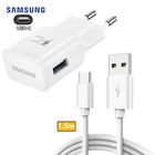 1x 1,5m Original Samsung USB-C Schnellladekabel + 1x Original schnellade Adapter