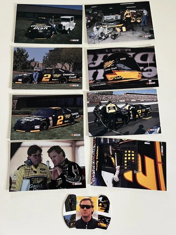 Rusty Wallace 8 Postcard lot, NASCAR Excellent Condition Cover