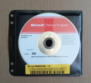 Microsoft Dynamics CRM 4.0 Workgroup Server DVD Version française - Photo 1/2