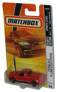 Matchbox Sports Cars 8/17 (2007) Ford SVT F-150 Lightning Red Toy Truck #16 - Picture 1 of 1