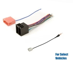 Arnés de cable estéreo de instalación de radio de automóvil + kit adaptador de antena para algunos Hyundai/Kia - Imagen 1 de 1