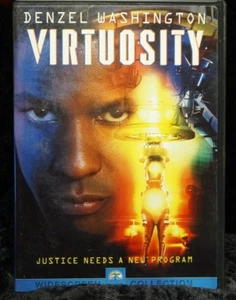 Virtuosity 📀 Denzel Washington, Russell Crowe WideS (DVD, 1999) Sci-Fi, Action - Picture 1 of 2