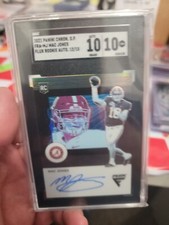 2021 Panini Chronicles Draft Picks Mac Jones Flux Rookie Auto 12/15 SGC 10 