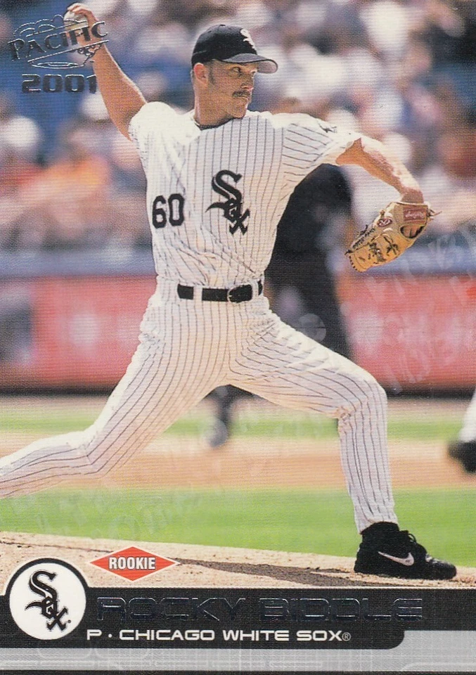 ROCKY BIDDLE /70 PACIFIC ROOKIE HOBBY LIMITED LTD FOIL RC WHITE SOX #462 2001 - Image 1 of 1