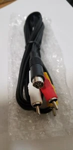 New Sega Saturn 10-Pin AV Cable / Audio Video Cable (New without packaging-Bulk) - Picture 1 of 3