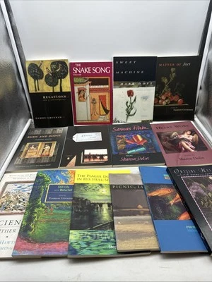 14 SIGNED AND INSCRIBED  Poetry Books. Paperback - Collector’s  Dream! T - Image 1 of 4