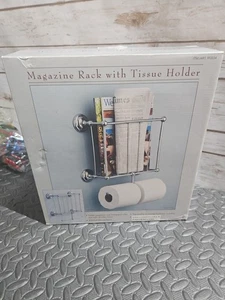 Magazine Rack With Tissue Holder - Picture 1 of 3