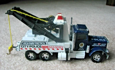 Camión grúa diecast Matchbox Super Kings Police 1978 vintage Foto 1 de 4