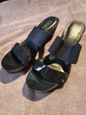 Cuñas Chaps para mujer azul oscuro talla 7,5 Foto 1 de 3