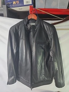 Boston Harbour Black New Zealand Lam Echtleder Herren Medium Jacke - Bild 1 von 15