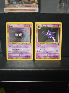 Haunter Gastly Base Set 2 Pokemon Regular Dmg - Imagen 1 de 2
