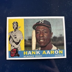 1960 Topps Hank Aaron Card ( Reprint Card ) - Picture 1 of 5